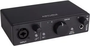Arturia MiniFuse 1 Black USB аудио интерфейс.