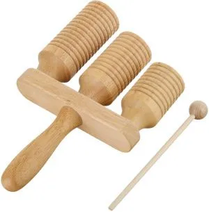 Fleet XT-3 Агого тон-блок деревянный, с палочкой.