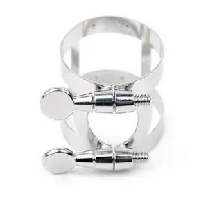 Rico RSS1LN Лигатура для саксофона-сопрано, никелированная.