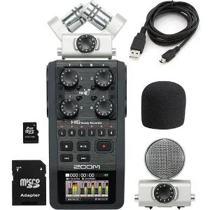 Zoom H6 Рекордер ручной компактный со сменной микрофонной системой.