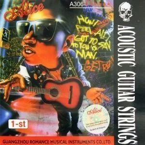 Alice A306-XL-1 Отдельная 1-я струна для акустической гитары, 010.