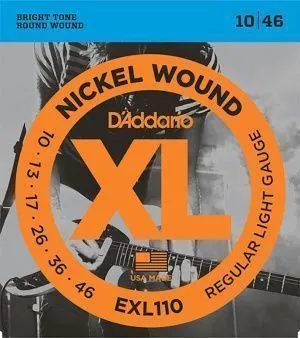 D'Addario EXL110 (10-46) Комплект струн для электрогитары.