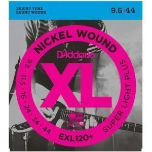 D'Addario EXL120+ (9,5-44) Комплект струн для электрогитары.