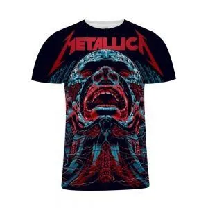 Футболка с принтом Metallica. Размер M.
