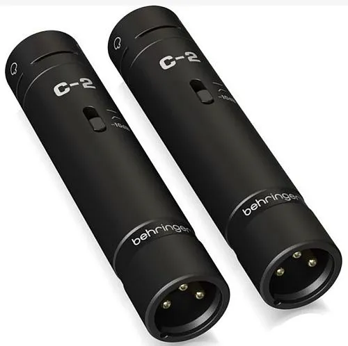 Behringer C-2 Dark Edition Студийные микрофоны (пара в черном цвете).