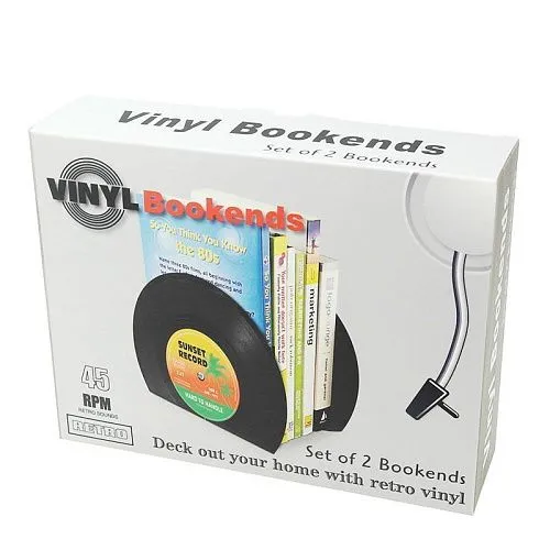 Держатель для книг декоративниый. Виниловые пластинки. Размер 175 х 134 мм.