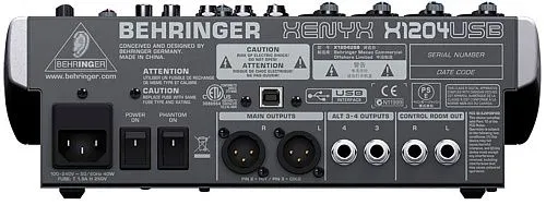 Behringer X1204USB Микшерный пульт.