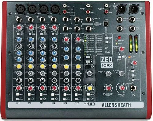 Allen & Heath Zed10FX Микшерный пульт.