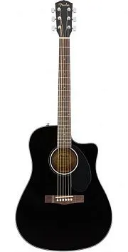 Fender CD-60SCE Black Электроакустическая гитара.