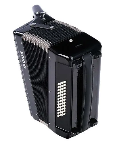 Aurus JH2005-B Аккордеон 34/48/5, черный, с футляром.