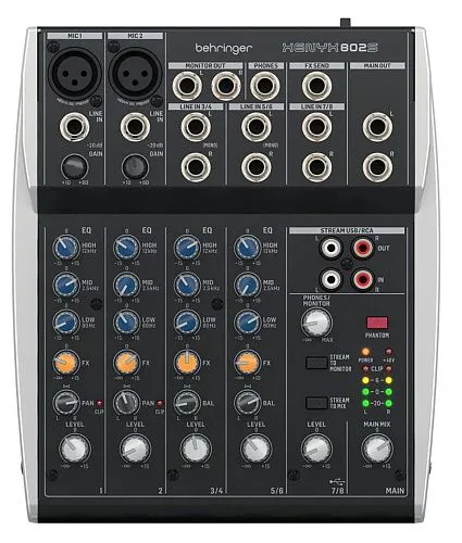 Behringer XENYX 802S Микшерный пульт.