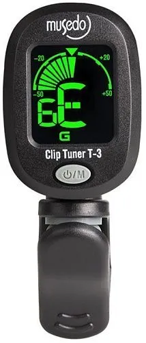 Musedo T-3 Тюнер цифровой гитарный на прищепке.