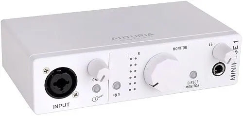 Arturia MiniFuse 1 White USB аудио интерфейс.