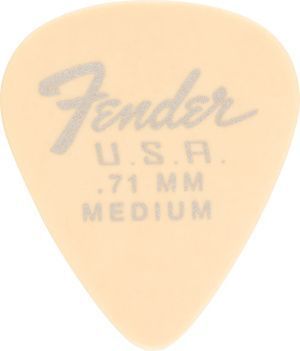 Fender 351 Dura-Tone .71 12 PK Olympic White Медиатор.