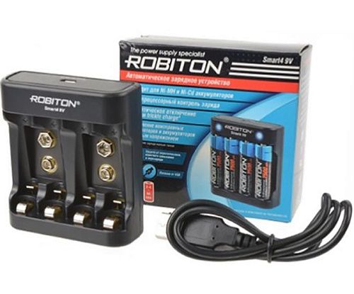 Robiton Smart4 9V Зарядное устройство.